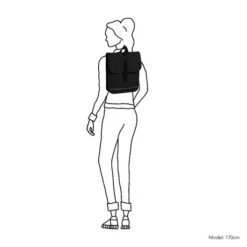 Daniel Ray Pasedena Waterproof Rugtas Zwart -Tas Promotie Winkel drs25.1184.00 black 6