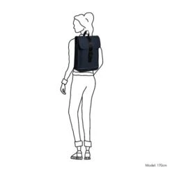 Daniel Ray Fullerton Slim Waterproof Rugtas Marine -Tas Promotie Winkel drs25.1185.10 navy 1 2