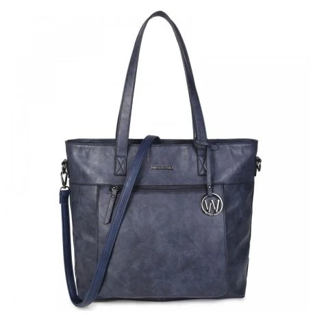 Wimona Evelina Schoudertas Donkerblauw 1 Wimona Evelina Schoudertas Donkerblauw