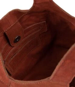 Cowboysbag Suede Handbag Cody Brandy -Tas Promotie Winkel handbag cody 000302 brandy 20963