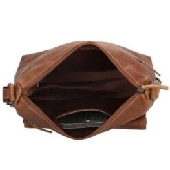 Hide & Stitches Japura Schoudertas 20827 Cognac -Tas Promotie Winkel hide stitches japura schoudertas 20827 cognac 3