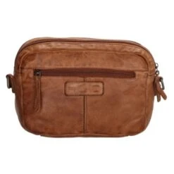 Hide & Stitches Paint Rock Schoudertas 20408 Cognac -Tas Promotie Winkel hide stitches paint rock schoudertas 20408 cognac 3