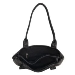 Hide & Stitches Paint Rock Shopper 20404 Zwart -Tas Promotie Winkel hide stitches paint rock shopper 20404 zwart 3