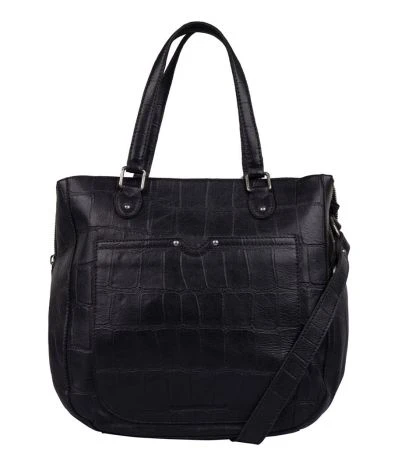 Cowboysbag Big Croco Handbag Midvale Black 1 Cowboysbag Big Croco Handbag Midvale Black