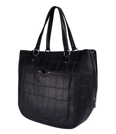 Cowboysbag Big Croco Handbag Midvale Black 2 Cowboysbag Big Croco Handbag Midvale Black - Afbeelding 2