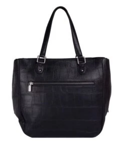 Cowboysbag Big Croco Handbag Midvale Black 7 Cowboysbag Big Croco Handbag Midvale Black -Tas Promotie Winkel hnadbag midvale3359 000100 black 3