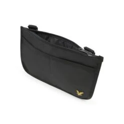 Lyle & Scott Flat Pouch True Black -Tas Promotie Winkel image 1605782509095