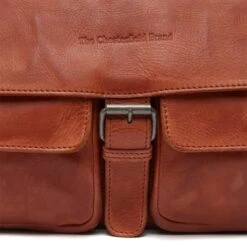 Chesterfield Interlaken Leren Schoudertas Cognac -Tas Promotie Winkel interlaken cognac 1
