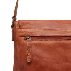 Chesterfield Interlaken Leren Schoudertas Cognac -Tas Promotie Winkel interlaken cognac 2
