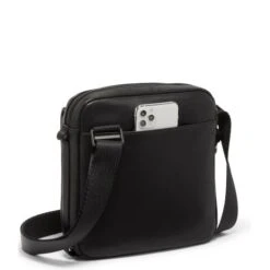 Tumi Alpha Bravo Junior Crossbody Black Leather 7 Tumi Alpha Bravo Junior Crossbody Black Leather -Tas Promotie Winkel junior crossbody leer zwart 5