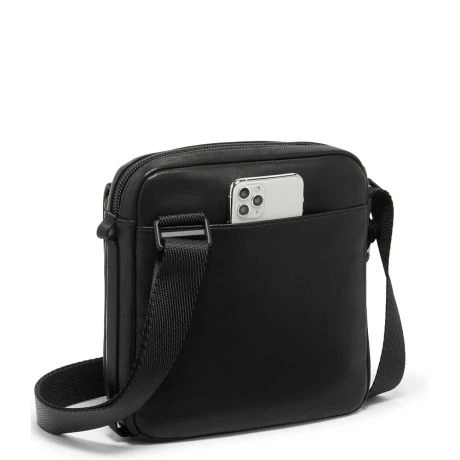Tumi Alpha Bravo Junior Crossbody Black Leather 4 Tumi Alpha Bravo Junior Crossbody Black Leather - Afbeelding 4