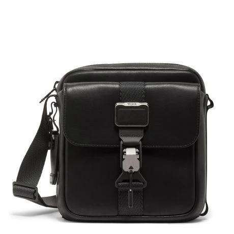 Tumi Alpha Bravo Junior Crossbody Black Leather 1 Tumi Alpha Bravo Junior Crossbody Black Leather