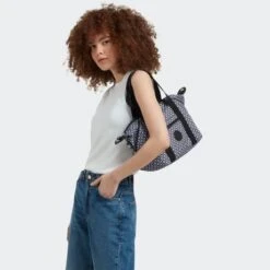 Kipling Art Mini Schoudertas Blackish Tile 12 Kipling Art Mini Schoudertas Blackish Tile -Tas Promotie Winkel kpki5656y73 9 1