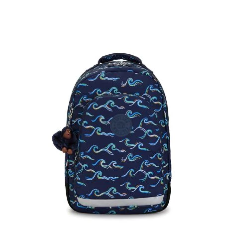 Kipling Class Room Rugzak Fun Ocean Print 1 Kipling Class Room Rugzak Fun Ocean Print