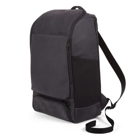Salzen Alpha Backpack Leather Charcoal Black 2 Salzen Alpha Backpack Leather Charcoal Black - Afbeelding 2
