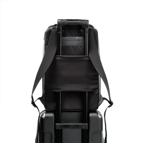 Salzen Alpha Backpack Leather Charcoal Black 7 Salzen Alpha Backpack Leather Charcoal Black - Afbeelding 7