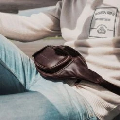 Chesterfield Jack Heuptas Brown -Tas Promotie Winkel leren heuptas bruin jack 1