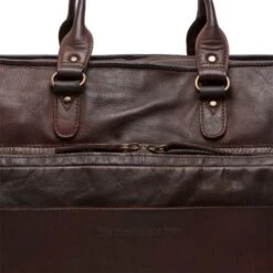 Chesterfield Black Label Rimini Laptoptas 17" Bruin -Tas Promotie Winkel leren laptoptas bruin rimini black label 3