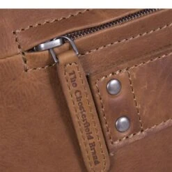 Chesterfield Ryan Laptop Schoudertas Large 17" Cognac -Tas Promotie Winkel leren laptoptas cognac ryan 3