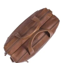 Chesterfield Ryan Laptop Schoudertas Large 17" Cognac -Tas Promotie Winkel leren laptoptas cognac ryan 4