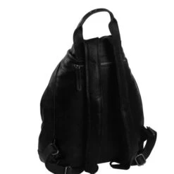 Chesterfield Manchester Rugzak Black -Tas Promotie Winkel leren rugzak zwart manchester 5