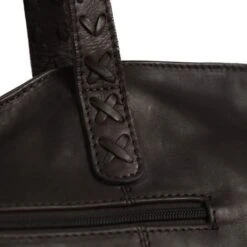 Chesterfield Kansas Schoudertas 14" Brown -Tas Promotie Winkel leren shopper bruin kansas 3