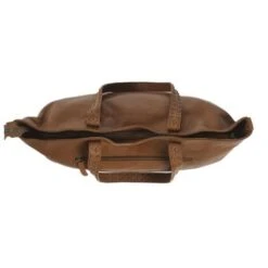 Chesterfield Kansas Schoudertas 14" Cognac -Tas Promotie Winkel leren shopper cognac kansas 4