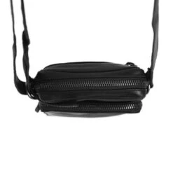 Chesterfield Hamilton Phonebag Schoudertas Black -Tas Promotie Winkel leren telefoontasje zwart hamilton 6