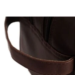 Chesterfield Stacey Toilettas Brown -Tas Promotie Winkel leren toilettas bruin stacey 1