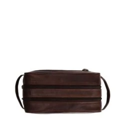 Chesterfield Stacey Toilettas Brown -Tas Promotie Winkel leren toilettas bruin stacey 3