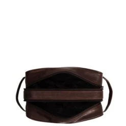 Chesterfield Stacey Toilettas Brown -Tas Promotie Winkel leren toilettas bruin stacey 4