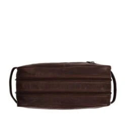 Chesterfield Stefan Toilettas Brown -Tas Promotie Winkel leren toilettas bruin stefan 3