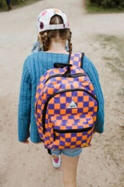 Little Legends Kinderrugzak L Multi Checkerboard -Tas Promotie Winkel little legends backpack multi checkerboard