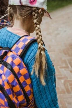 Little Legends Kinderrugzak L Multi Checkerboard -Tas Promotie Winkel little legends backpack multi checkerboard 2