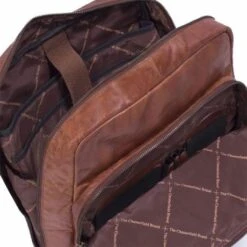 Chesterfield Mack Laptop Rugzak 15.4'' Cognac -Tas Promotie Winkel maci cognac 4