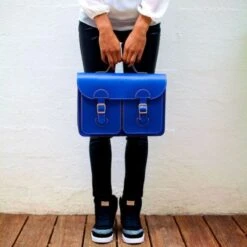 OldSchool Bags Schooltas Extra Large Aqua -Tas Promotie Winkel mg 3406 2