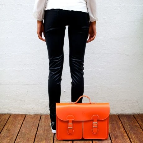 OldSchool Bags Schooltas Extra Large Zwart-Wit 4 OldSchool Bags Schooltas Extra Large Zwart-Wit - Afbeelding 4