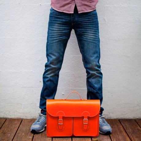 OldSchool Bags Schooltas Extra Large Zwart-Wit 5 OldSchool Bags Schooltas Extra Large Zwart-Wit - Afbeelding 5