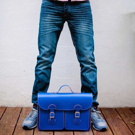 OldSchool Bags Schooltas Extra Large Marine Blauw 6 OldSchool Bags Schooltas Extra Large Marine Blauw - Afbeelding 6