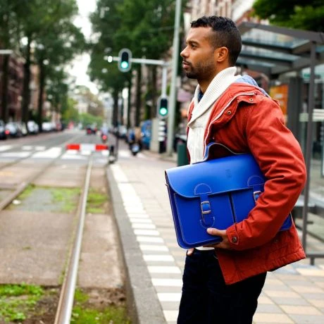 OldSchool Bags Schooltas Extra Large Marine Blauw 7 OldSchool Bags Schooltas Extra Large Marine Blauw - Afbeelding 7