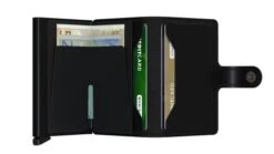 Secrid Mini Wallet Portemonnee Matte Black -Tas Promotie Winkel mm black 4 open
