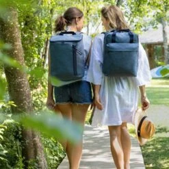 Reisenthel Overnighter Backpack M Rugzak Twist Silver 9 Reisenthel Overnighter Backpack M Rugzak Twist Silver -Tas Promotie Winkel overnighter backpack sfeer 3