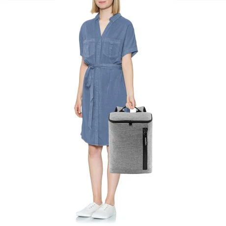 Reisenthel Overnighter Backpack M Rugzak Twist Silver 4 Reisenthel Overnighter Backpack M Rugzak Twist Silver - Afbeelding 4