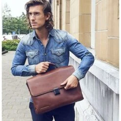 Plevier Morse Leren Aktentas 2-Vaks 15.6" Bruin 15 Plevier Morse Leren Aktentas 2-Vaks 15.6" Bruin -Tas Promotie Winkel plevier 7 1 1