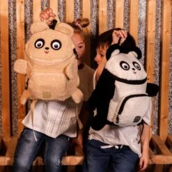 Pick & Pack Rugzak Teddy Bear Shape Brown -Tas Promotie Winkel pp1004 24 pp1003 01 5 1