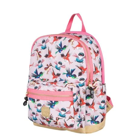 Pick & Pack Rugzak M Birds Soft Pink 2 Pick & Pack Rugzak M Birds Soft Pink - Afbeelding 2