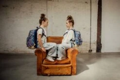 Pick & Pack Rugzak M Field Flower Navy -Tas Promotie Winkel pp20370 14 pp20371 14