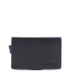 Piquadro Blue Square Double Credit Card Case With Sliding System Night Blue 5 Piquadro Blue Square Double Credit Card Case With Sliding System Night Blue -Tas Promotie Winkel pp5472b2sr blu dett2