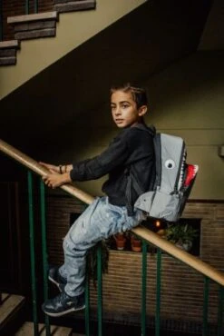 Pick & Pack Rugzak S Shark Shape Visible Grey / Reflective -Tas Promotie Winkel pp965 22 1