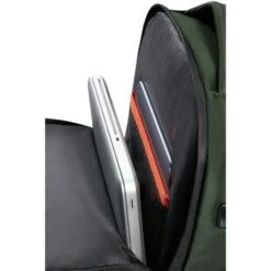 Samsonite BIZ2GO Laptop Backpack BP 15,6" Daytrip Earth Green -Tas Promotie Winkel prod col 142144 1316 laptop compartment